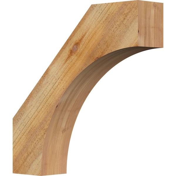 Ekena Millwork 4"W x 18"D x 18"H Westlake Rough Sawn Knee Brace, Western Red Cedar BRC04X18X18WTL00RWR - main